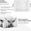Cesta almacenamiento vacas altas con asas plegable sala estar