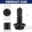 Tornillos chapa autoperforantes acero inox 410 negro 50uds