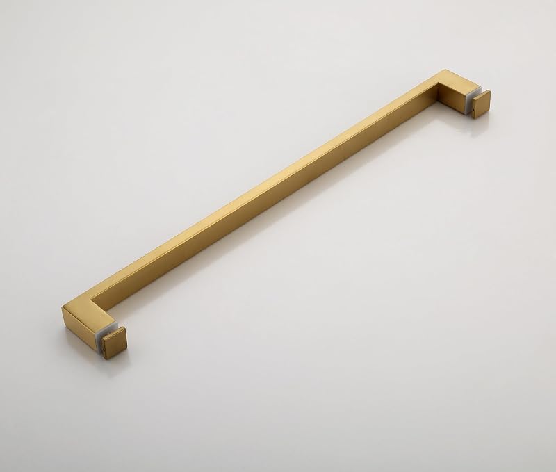 Tirador puerta ducha vidrio 20" acero inox oro cepillado