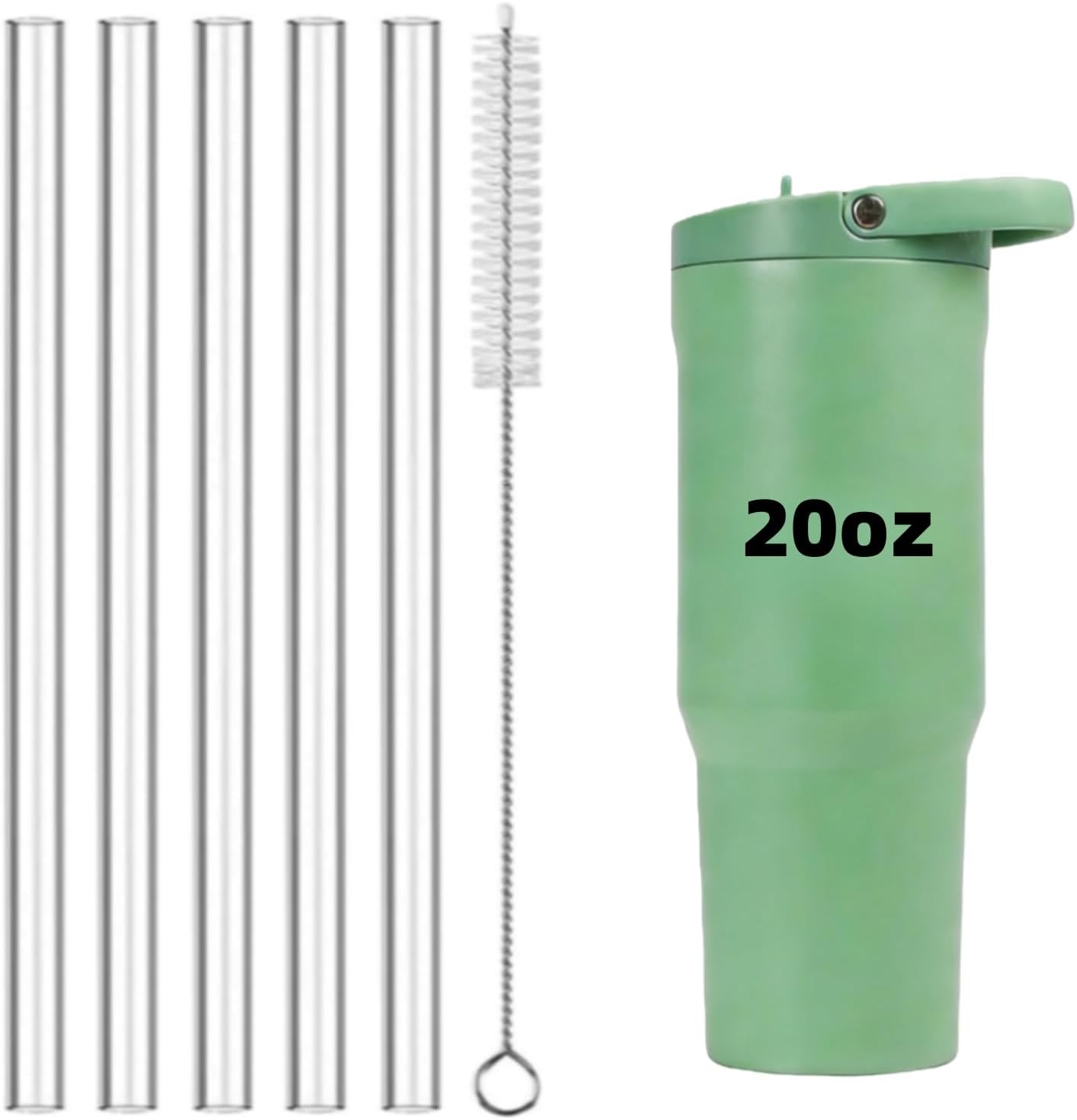 Paquete de 5 popetes compatibles con HydroJug Sport 20-40 oz sin BPA