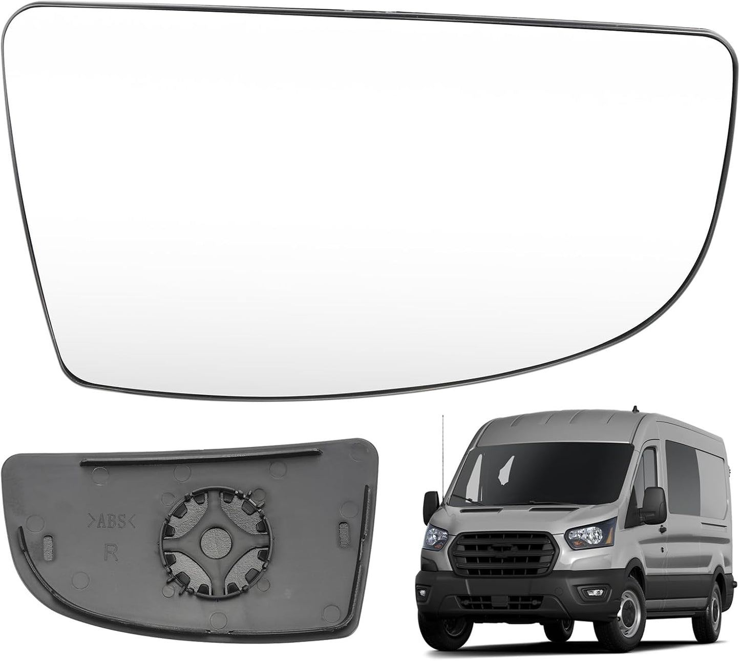 Espejo lateral Ford Transit T150 T250 con placa