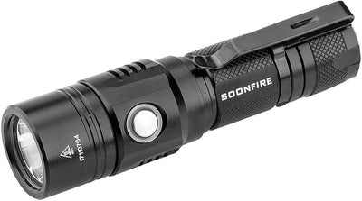 Linterna LED 1000lm USB recargable impermeable EDC