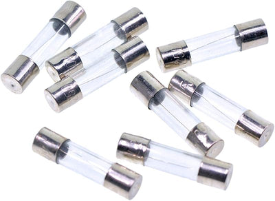 20 Fusibles Vidrio 110-125V 8A Retardo Soplado Lento