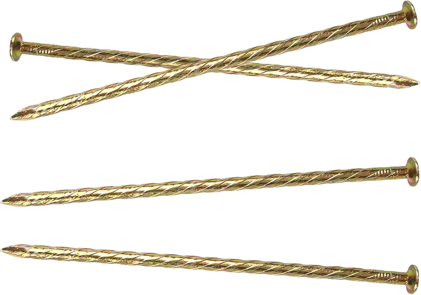 Set 15 estacas metal galvanizado espiral 6pulg jardín