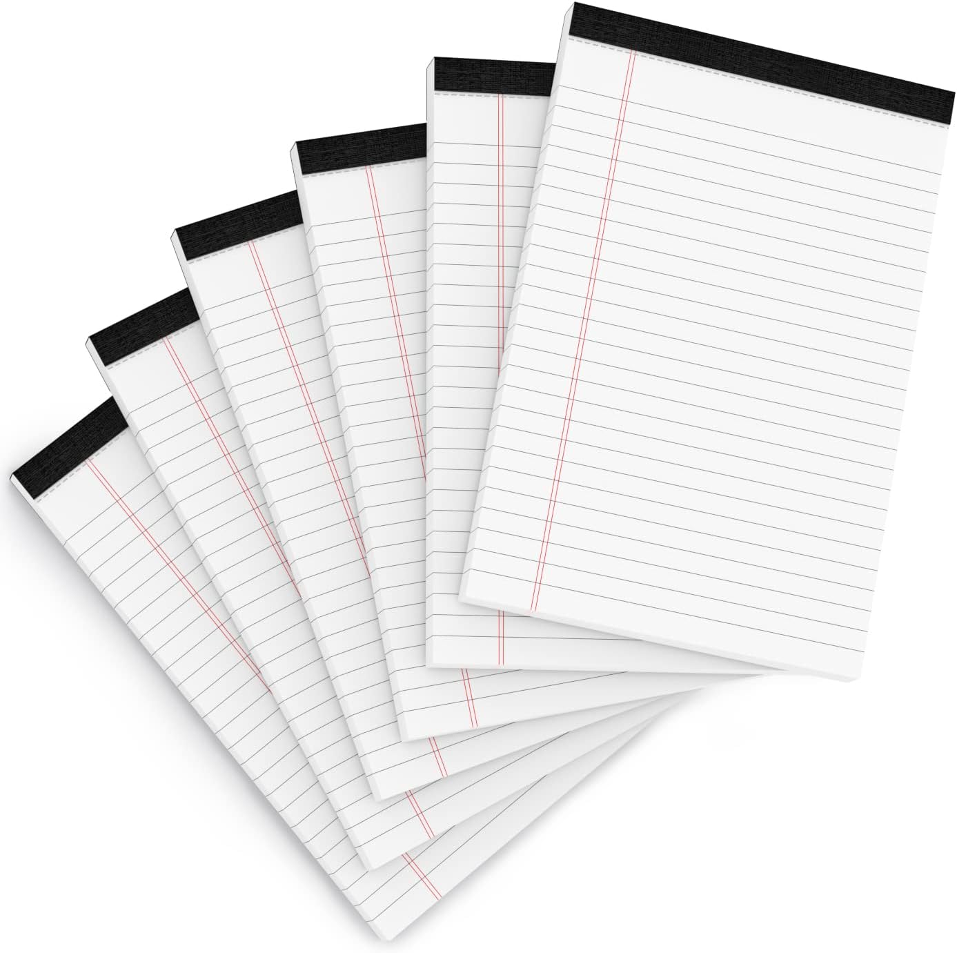 Bloc notas 5x8 pulg 80gsm 30 hojas set 6