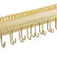 Organiz. joyas metal dorado 15" estante 26 ganchos