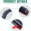 4 Protectores lluvia Ford Maverick 22-24 negro ahumado
