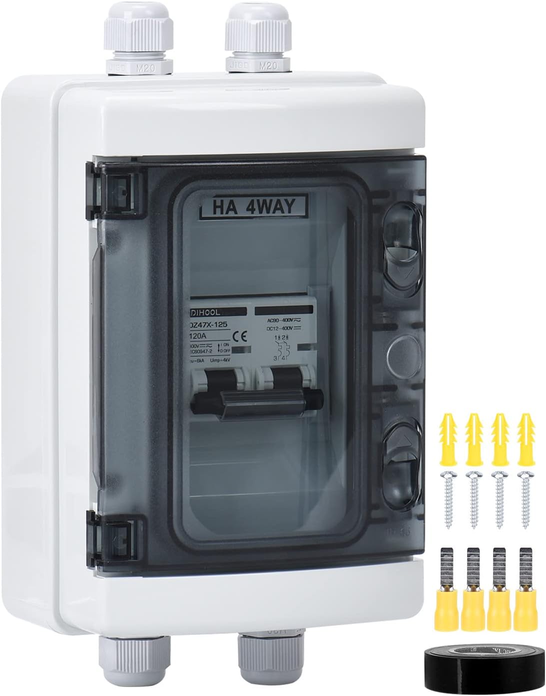 Disyuntor CC 120A para panel solar 400V