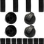 Set 4 Perillas Universales Negro con 12 Adaptadores Estufa