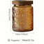 Tarro vidrio vintage 23.7oz con tapa madera hermético