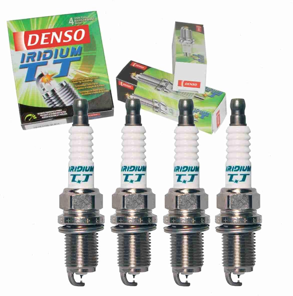 4 Bujías Iridium TT Denso para Toyota Corolla 1.6L 1.8L