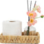 Bandeja encimera baño cesta jacinto 10" mimbre decoración