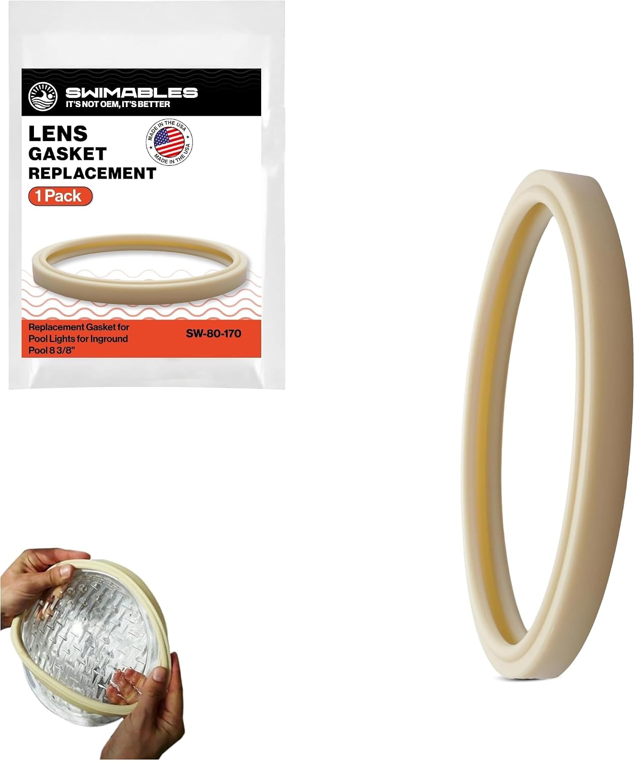 Junta luz piscina comp Pentair Amerlite e Intellibrite