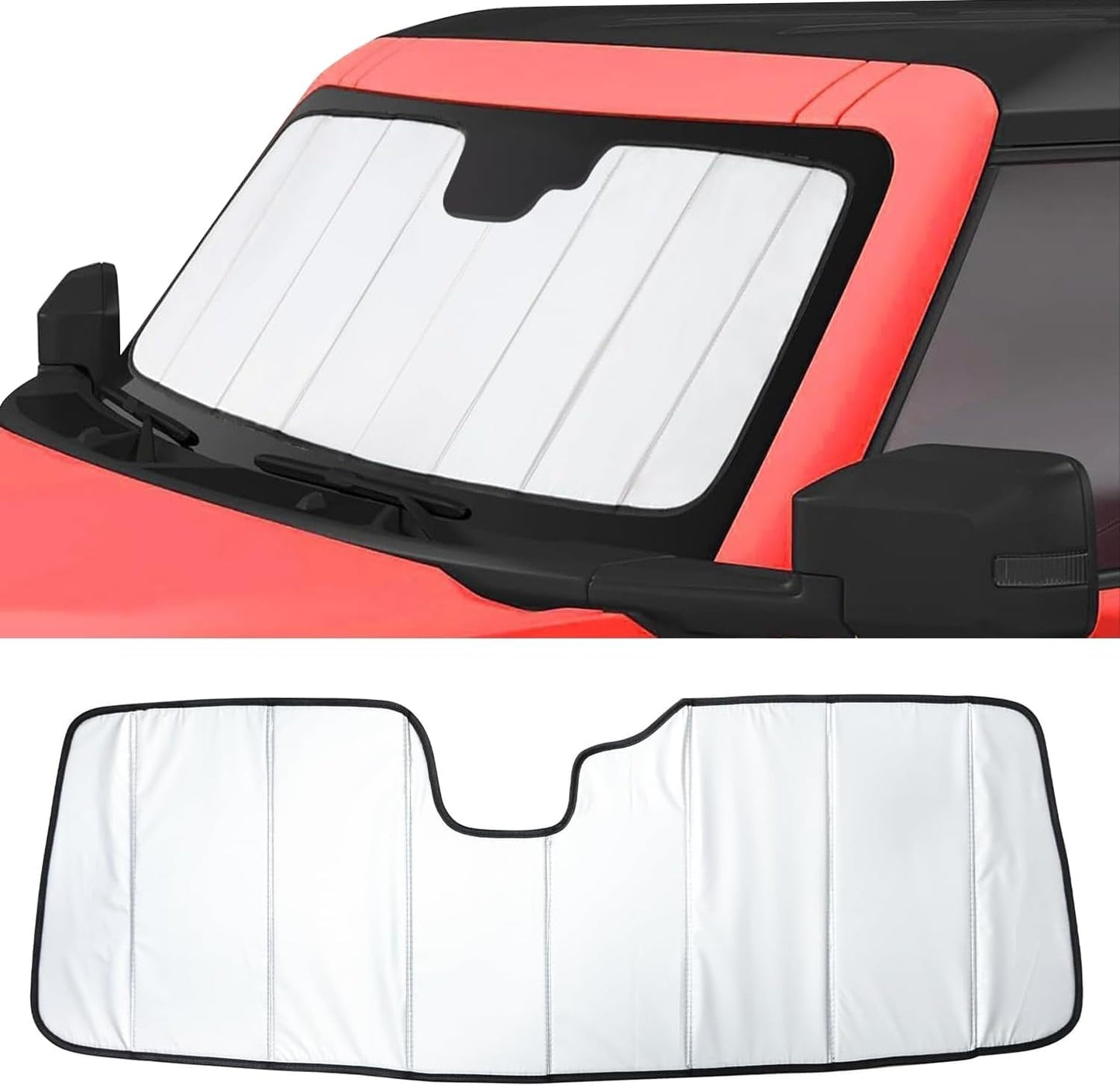 Parasol plegable para parabrisas Ford Bronco bloquea UV