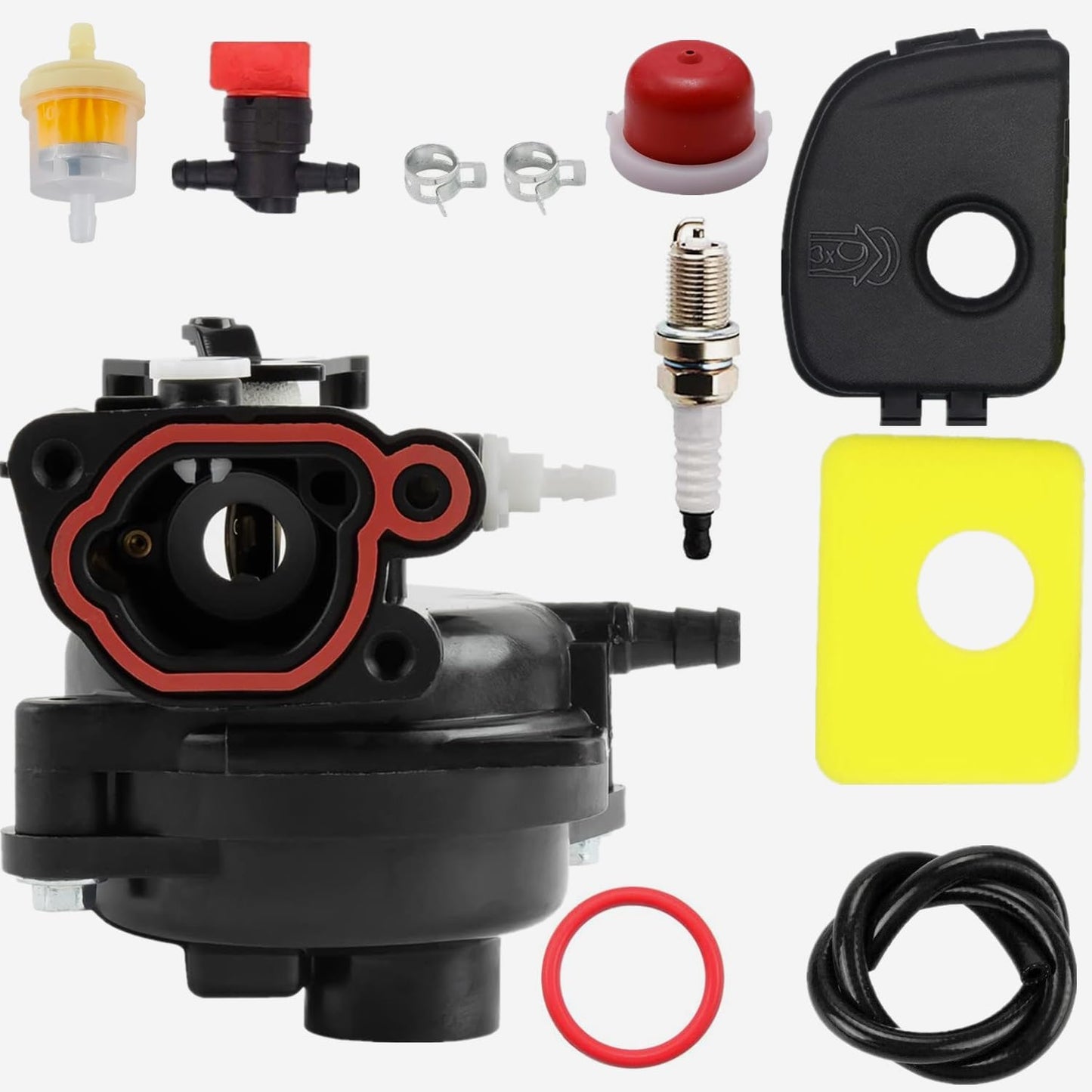 Carburador 300E 500EX Filtro aire Cubierta motor cortacésped