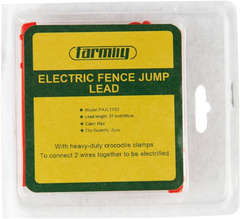 Cable puente valla eléctrica conector Energizer rojo