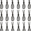 Soporte collar jaula cristal 18 Pzas ajustable