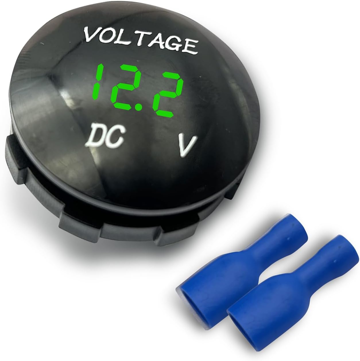 Voltímetro digital LED 12-24V para coche camión barco