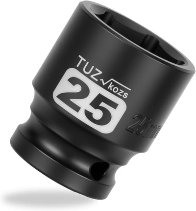 Juego llaves impacto 1/2 pulg 25mm CR-MO 6 puntos