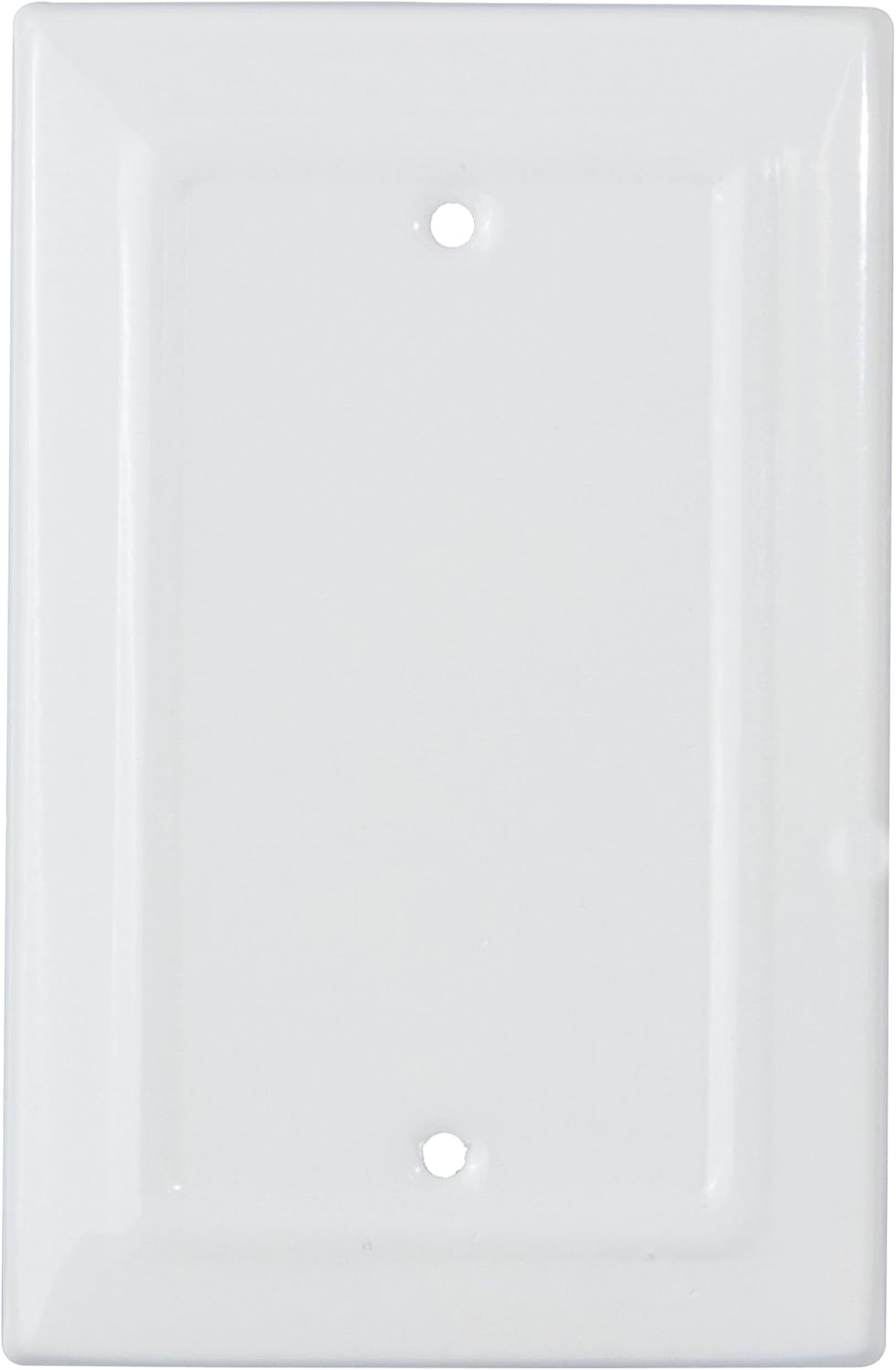 Placa pared interruptor blanco clásico paquete 2