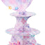 Soporte 3 niveles cupcakes temática oceánica sirena