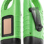 2 Linternas Solares Led con Mosquetón Dinamo Verde