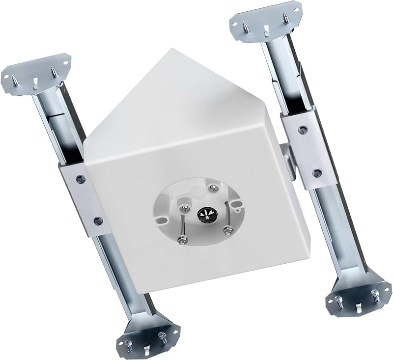 Caja ventilador techo ajustable 14.5pulg soporte lámpara