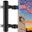 Soporte aluminio para mástil bandera 1-1.74pulg duradero