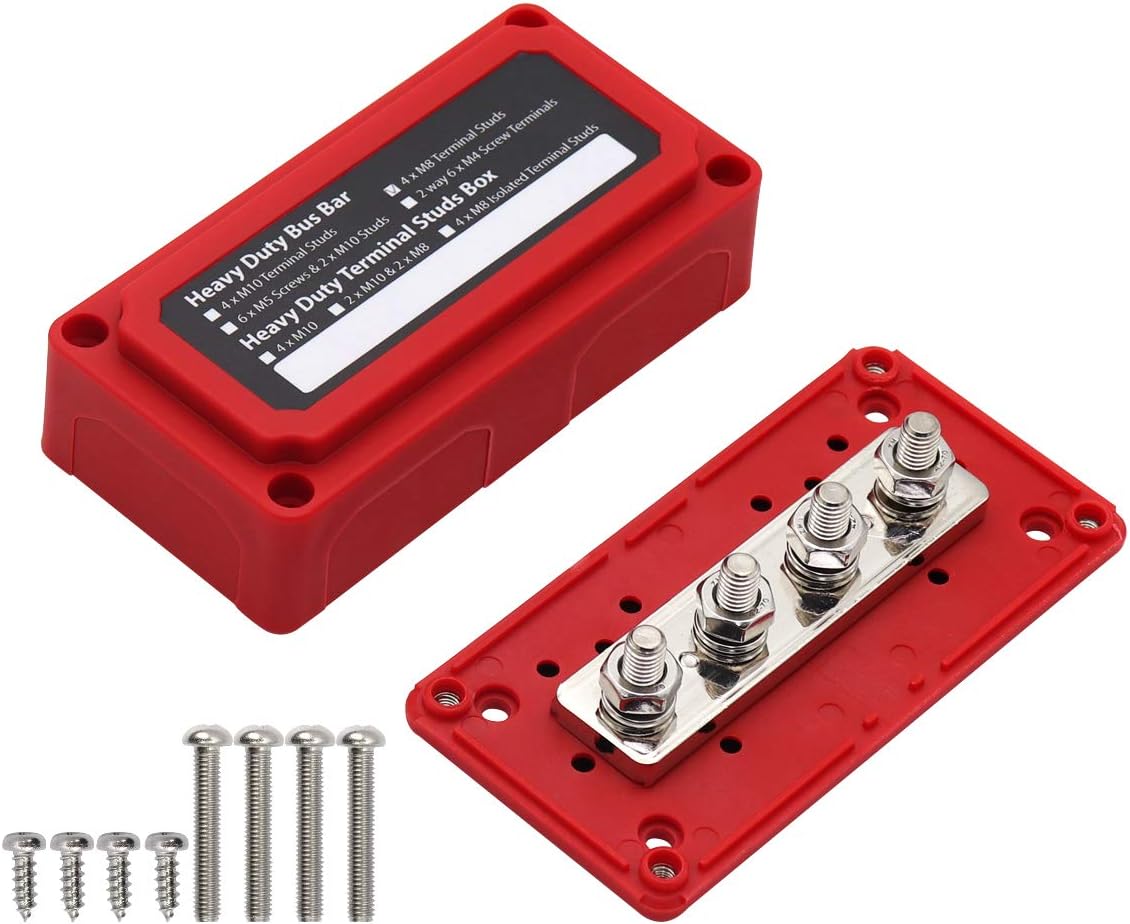 Bloque distribución energía 300A 12-48V coche