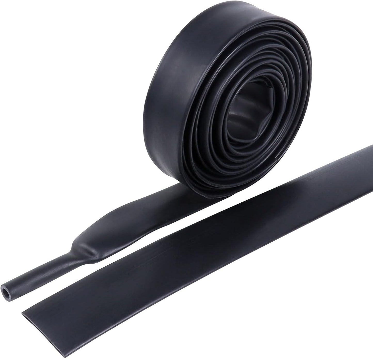 Tubos termorretráctiles doble pared adhesiva 1/2-18ft negro