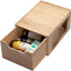Cajón alto bambú apilable cocina oficina baño 12x9x6.25"