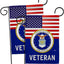 Bandera jardín veteranos Fuerza Aérea USA set 2