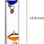 Termómetro vidrio Galileo 14" 5 bolas multicolor 64-80ºF