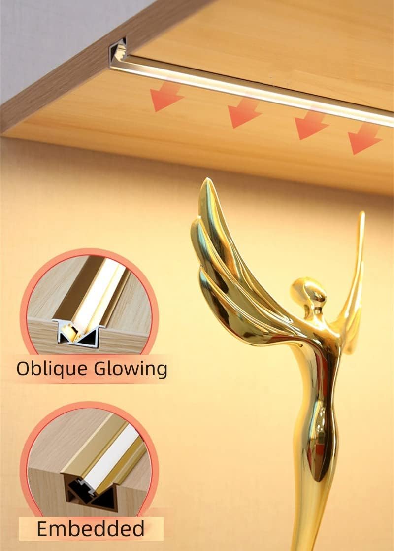 Sistema canal aluminio LED forma Y 1m con cubierta lechosa