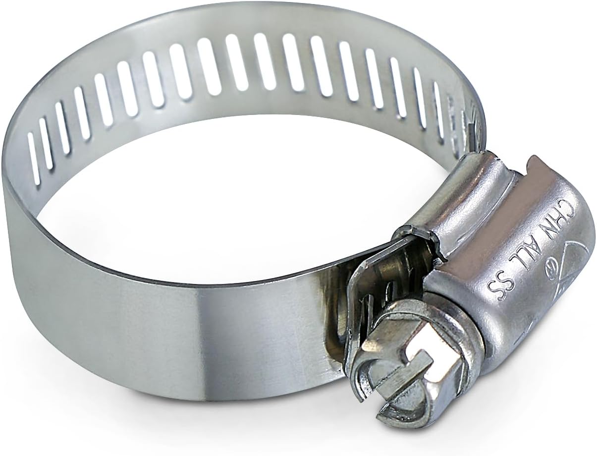 Abrazaderas manguera acero inox 3/4 a 1-1/2 pulg 10 pzas
