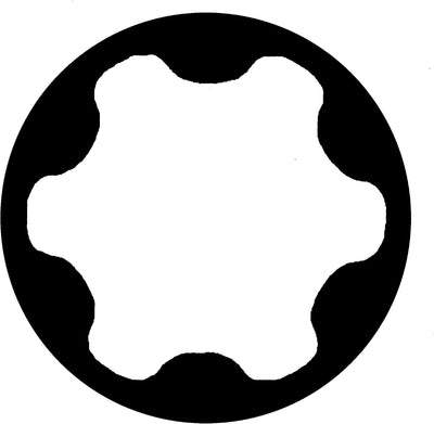 Dado Estrella Externa 1/4"