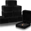 Caja regalo collar terciopelo 8 pzas negro