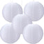 5 Linternas Papel Blanco 20pulg Colgante Boda