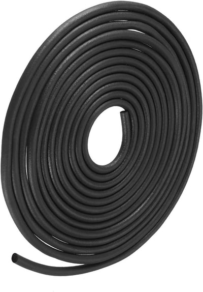 Tira sellado goma EPDM redonda 0.236" x13.1pies negro