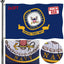 Bandera Marina EE.UU. 2x3ft doble cara 340D