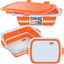 2 Pzas Tina Plegable XL Barbacoa con Mesa Cortar Tapa