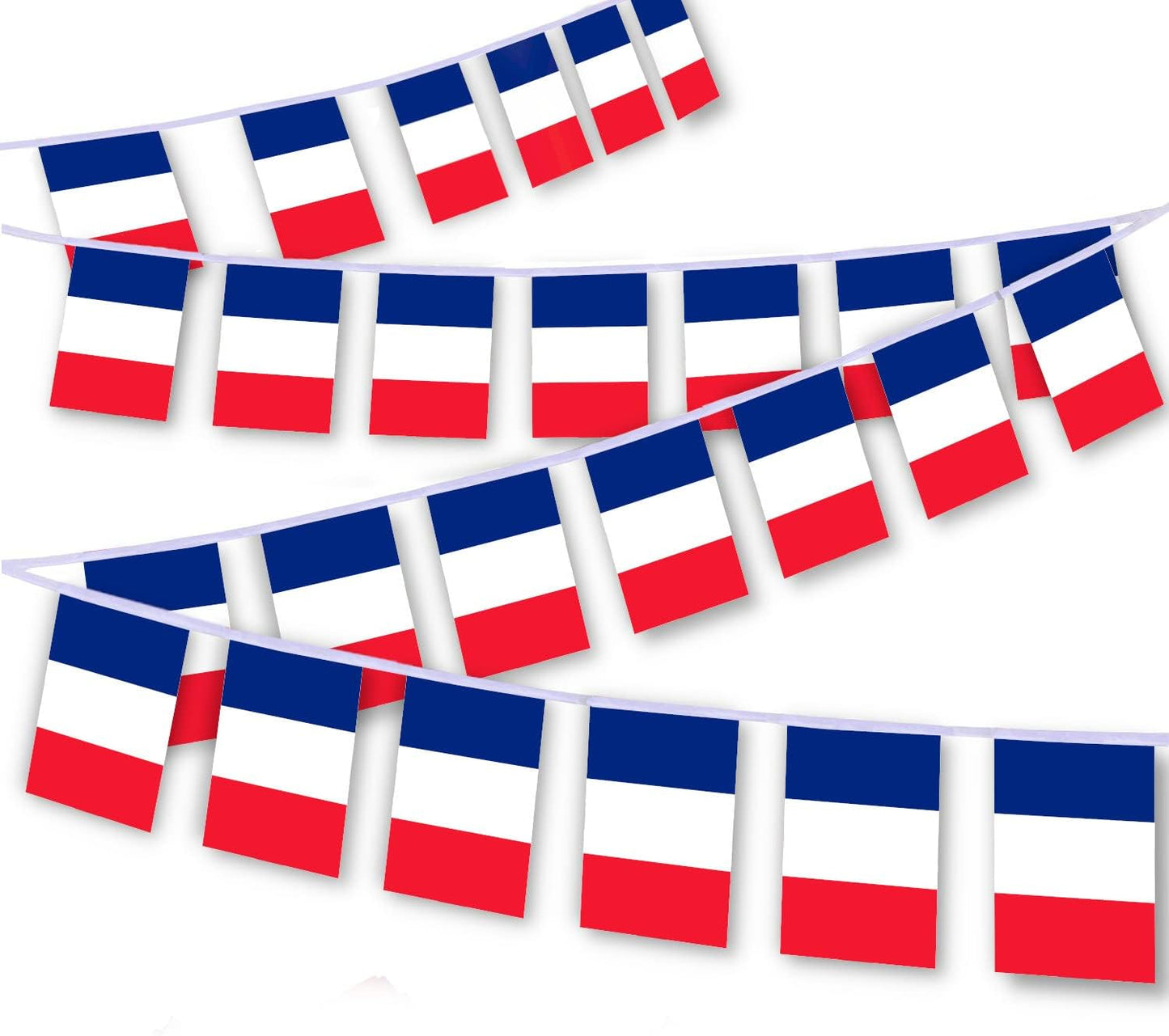 30 Banderines Francia 32ft Pancarta Decorativa