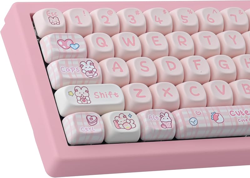 Keycaps MOA perfil conejito para teclados Cherry Gateron MX