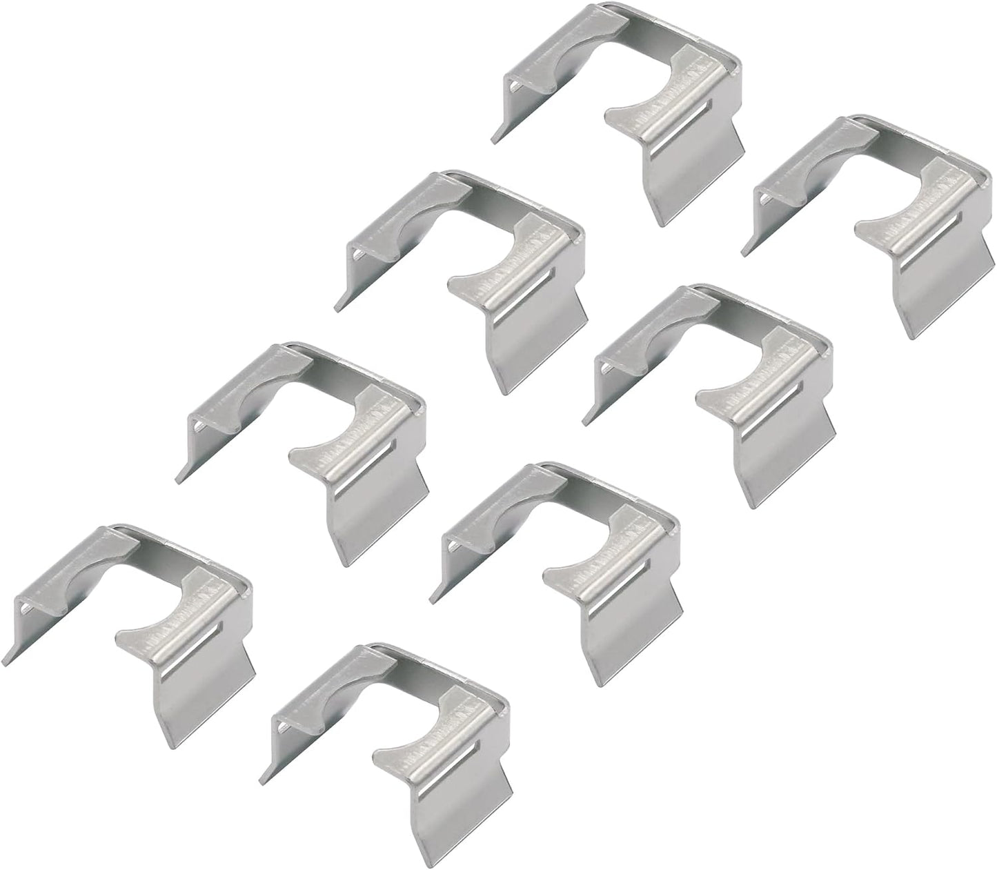 Clips retención inyector metal universal 8 pzas comp Corvette