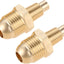 Conector latón orificio propano 3/8x1/8 pulg Mnpt 2uds