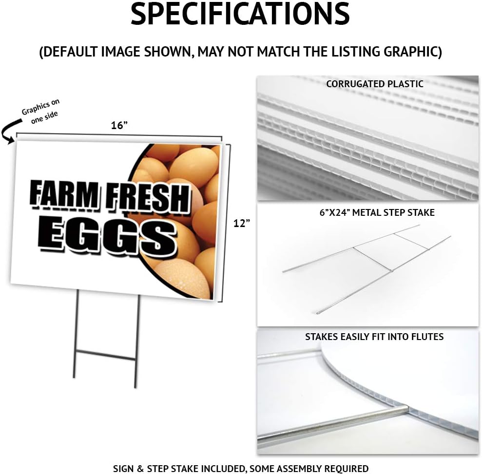 Pack 2 carteles 12x16" para patio