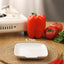 Soporte cuchara cerámica encimera cocina 4.75pulg blanco