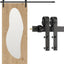 Kit herrajes puerta corrediza granero 5ft madera 31pulg