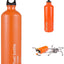 Botella combustible aluminio 750ml uso al aire libre