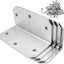Soportes esquina L 4pulg para muebles estanteria